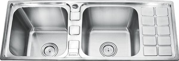 Chậu rửa bát 2 hố SUS 304 Gorlde GD-953