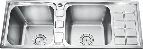 Chậu rửa bát 2 hố SUS 304 Gorlde GD-953