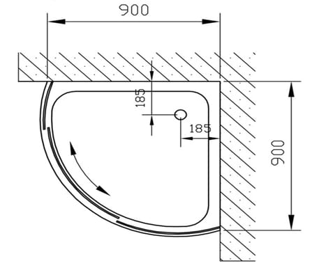 Phòng tắm vách kính Euroking EU-4407