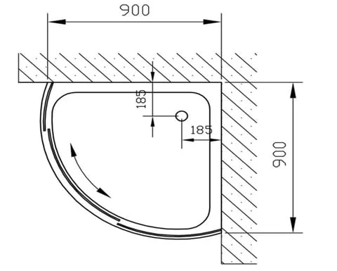 Phòng tắm vách kính Euroking EU-4407