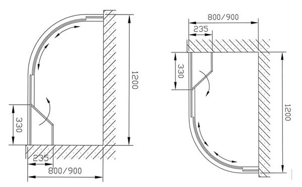 Phòng tắm vách kính Euroking EU-4508