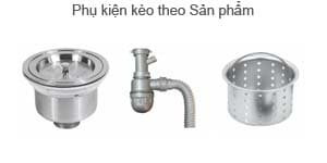 Chậu rửa bát 1 hố Inox 304 Gorlde B-141