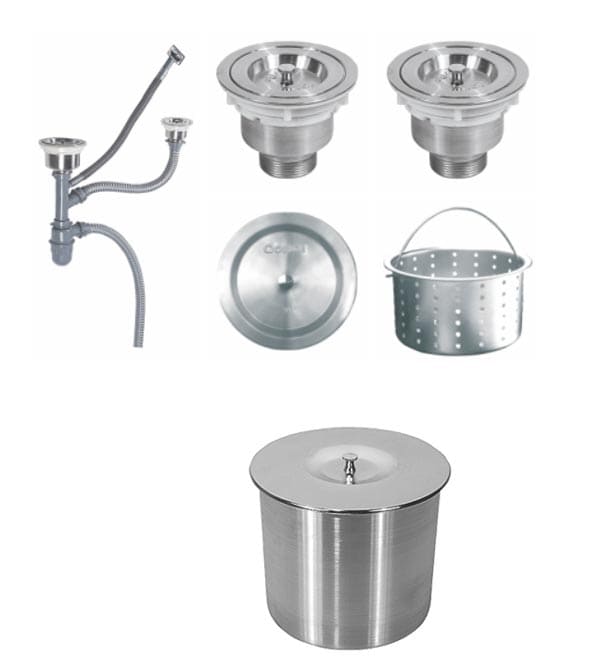 Chậu rửa bát 2 hố SUS 304 Gorlde GD-956