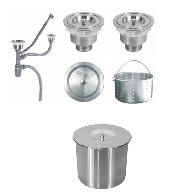 Chậu rửa bát 2 hố SUS 304 Gorlde GD-956