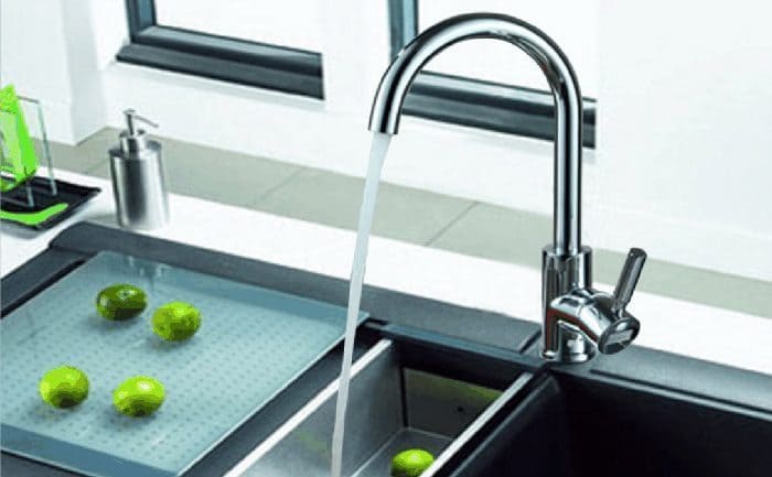 Vòi rửa bát nóng lạnh GORLDE 0506(gắn chậu)