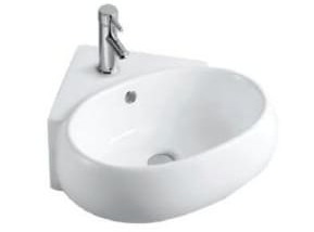 Chậu rửa Lavabo góc treo tường Bancoot L76