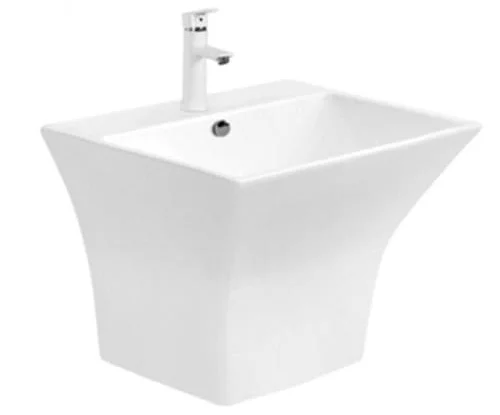 Chậu rửa Lavabo treo tường liền chân Bancoot L22