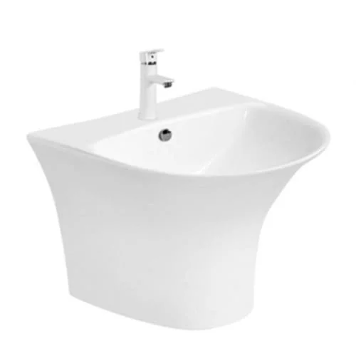 Chậu rửa Lavabo treo tường liền chân Bancoot L24