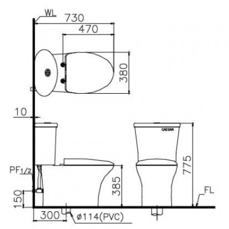 ban-ve-ky-thuat-bon-cau-2-khoi-nap-rua-co-caesar-cd1341-taf050