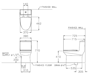 ban-ve-ky-thuat-ban-cau-1-khoi-cotto-c11000