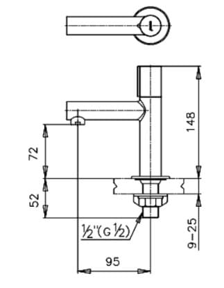 ban-ve-ky-thuat-voi-rua-mat-lavabo-nong-lanh-cotto-ct1057c30