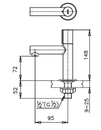 ban-ve-ky-thuat-voi-rua-mat-lavabo-nong-lanh-cotto-ct1057c30