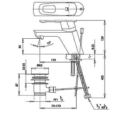 ban-ve-ky-thuat-voi-rua-mat-lavabo-nong-lanh-cotto-ct260n