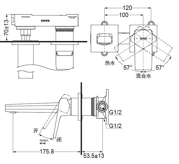 ban-ve-voi-lavabo-nong-lanh-gan-tuong-2-lo-toto-tlg10307bb
