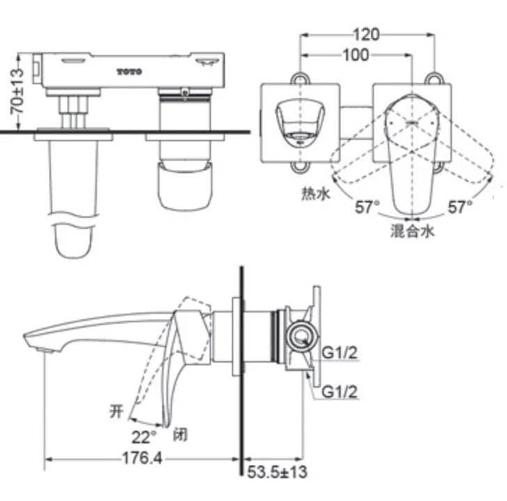 ban-ve-voi-lavabo-nong-lanh-gan-tuong-toto-tlg09307b