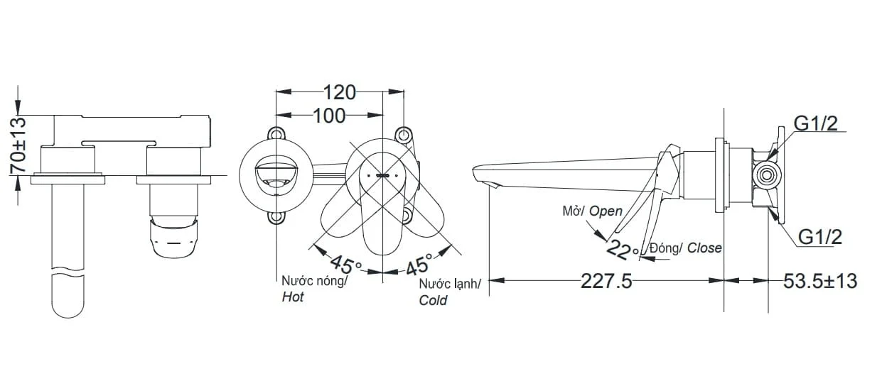 ban-ve-voi-nong-lanh-gan-tuong-toto-tls04309b