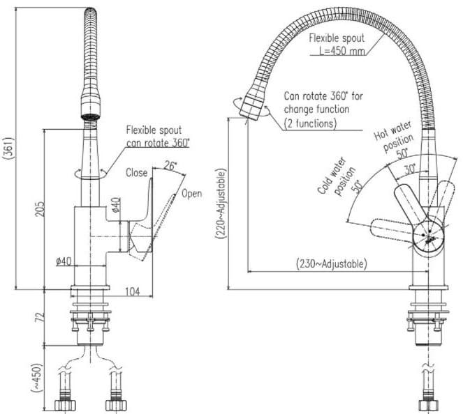 ban-ve-voi-rua-bat-nong-lanh-inax-sfv-303s