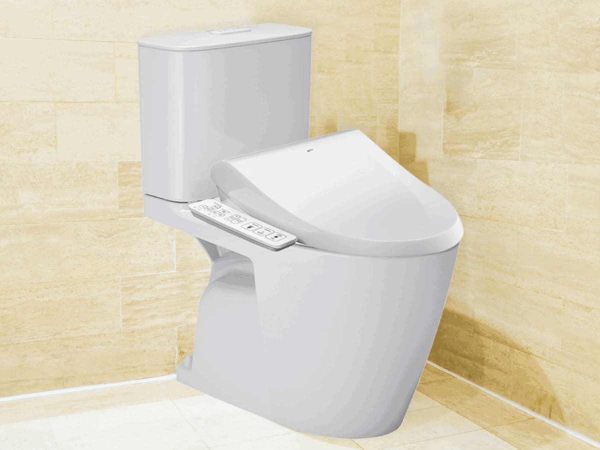 Bồn cầu 2 khối nắp điện tử Inax AC-602+CW-H18VN