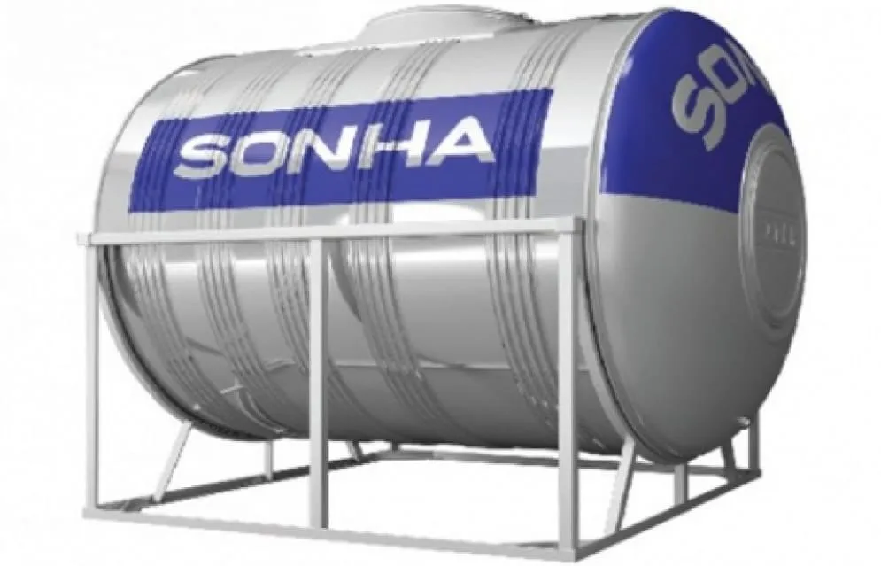 Bồn nước inox Sơn Hà nằm ngang