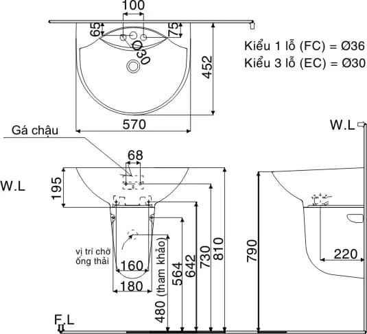 ban-ve-ky-thuat-chau-rua-mat-treo-tuong-chan-lung-inax-l-288v-l-288vc