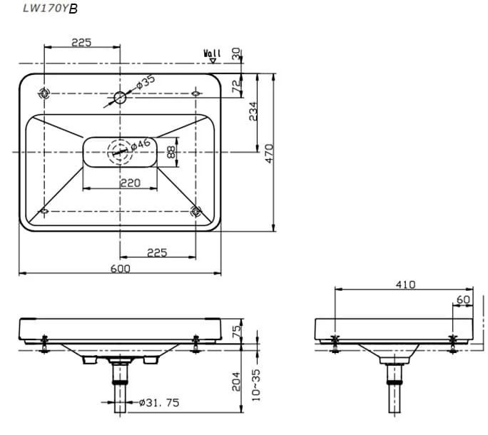 ban-ve-ky-thuat-chau-rua-mat-lavabo-toto-lw170yb-dat-ban