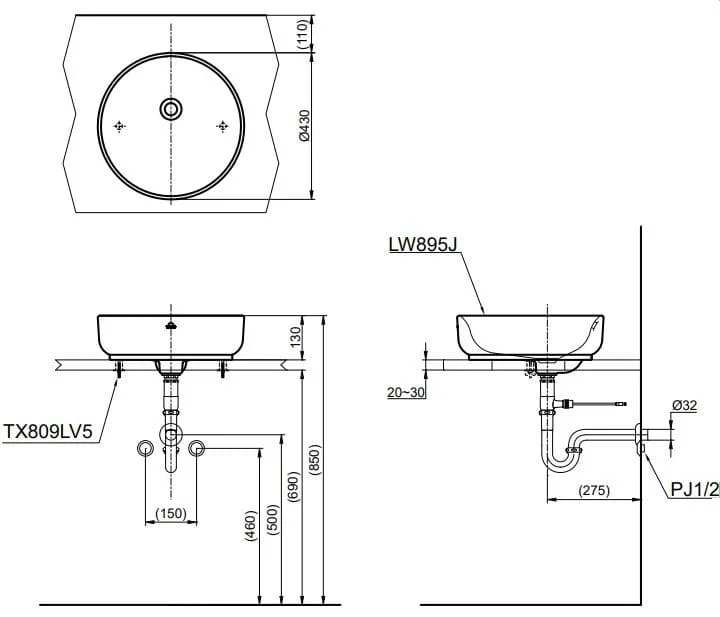 ban-ve-ky-thuat-chau-rua-mat-lavabo-toto-lw895jwf-dat-ban