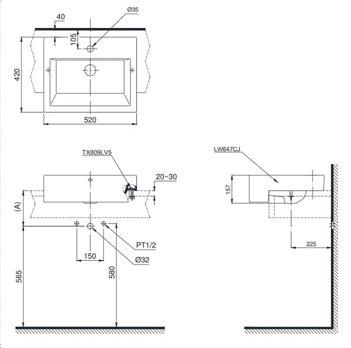 ban-ve-ky-thuat-chau-rua-mat-am-ban-da-toto-lw647cjw-f