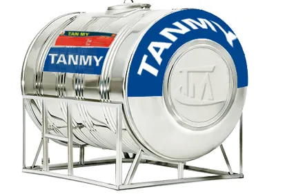 Bồn nước inox Tân Mỹ 1500L ngang F1180