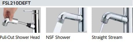 Vòi chậu rửa mặt KVK FSL210DEFT