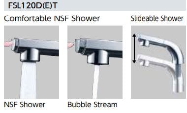 Chế độ rút xả vòi chậu rửa mặt KVK FSL120DT