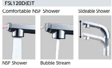 Chế độ rút xả vòi chậu rửa mặt KVK FSL120DT