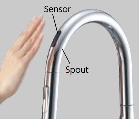 Cách sử dụng cảm ứng vòi rửa bát KVK KM6071ZDECHS