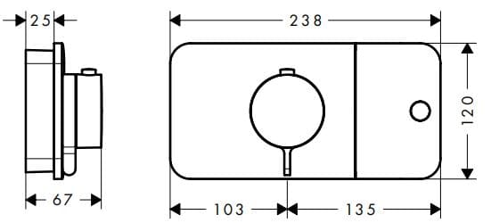 Bản vẽ mặt nạ nhập khẩu từ Đức Axor 45711250