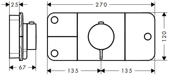 Bản vẽ mặt nạ nhập khẩu từ Đức Axor 45713140