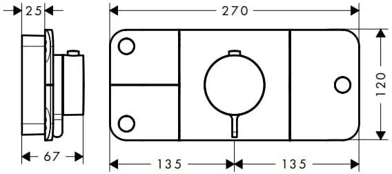 Bản vẽ mặt nạ nhập khẩu từ Đức Axor 45713990