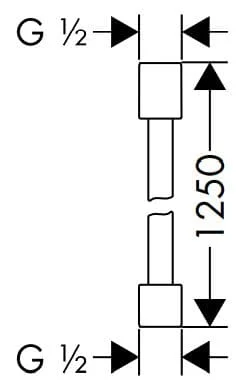 Bản vẽ dây sen Axor 28282330