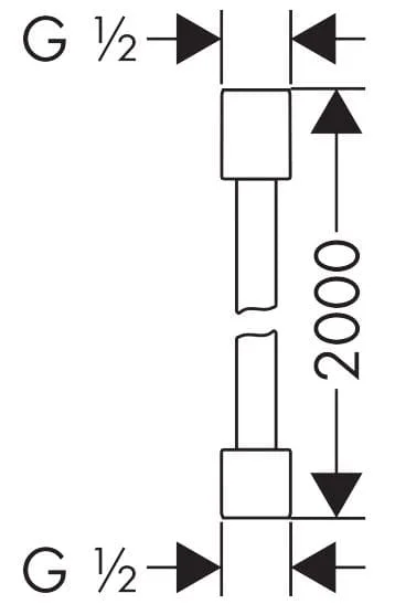 Dây sen tắm Đức Axor 28284140