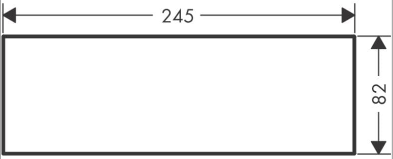 Bản vẽ mặt sen vòi bằng kim loại Axor 47904990