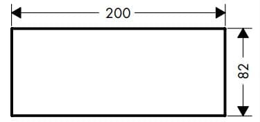 Bản vẽ mặt sen vòi bằng kính Đức Axor 47900600