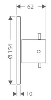 Bản vẽ mặt nạ nhập khẩu Đức Axor 10970820