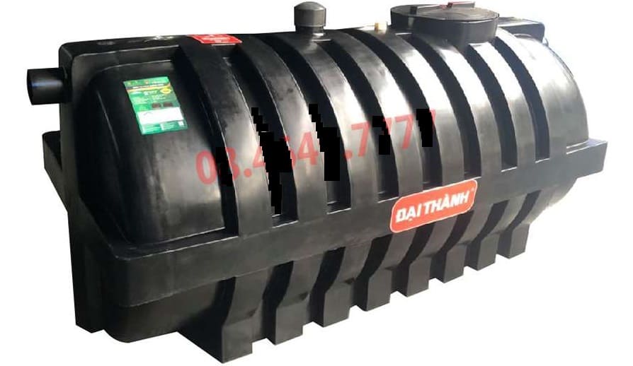 Bể phốt nhựa tự hoại Đại Thành 2200l nằm