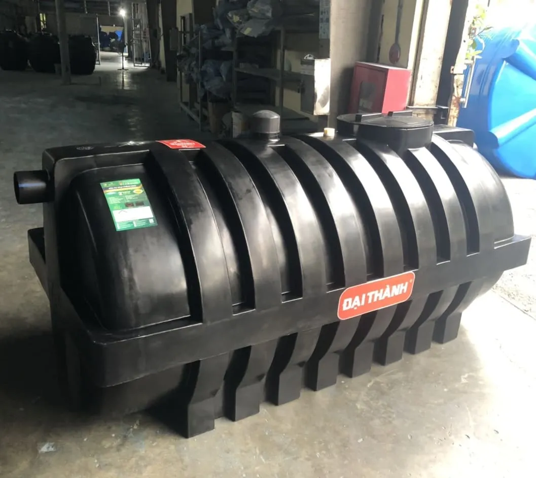 Hinh ảnh thực tế bể phốt tự hoại Đại Thành 2200l đứng