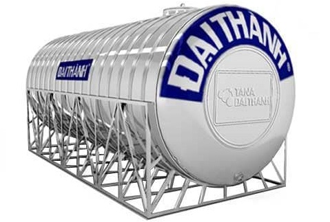 Bồn nước Inox Tân Á 20.000l nằm ngang phi 1700mm