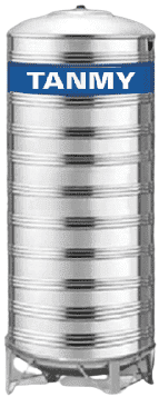 Bồn inox công nghiệp Tân Mỹ 10000l đứng F1900