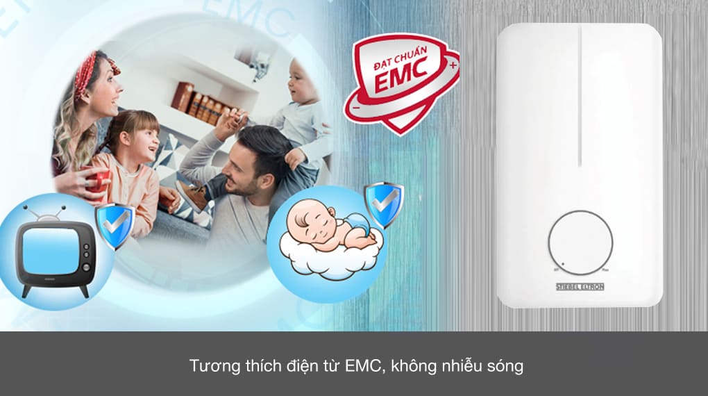 Chuẩn tương thích điện từ EMC của bình nước nóng Đức Stiebel Eltron DE 35 EC