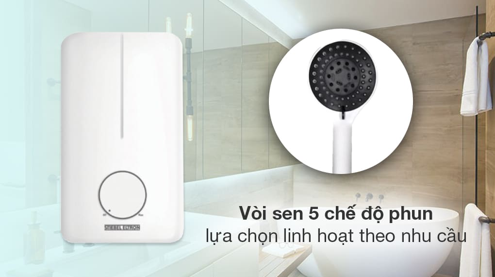 Bát sen bình nước nóng trực tiếp Stiebel Eltron DE 45 EC
