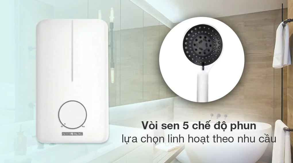 Bát sen bình nước nóng trực tiếp Stiebel Eltron DE 45 EC