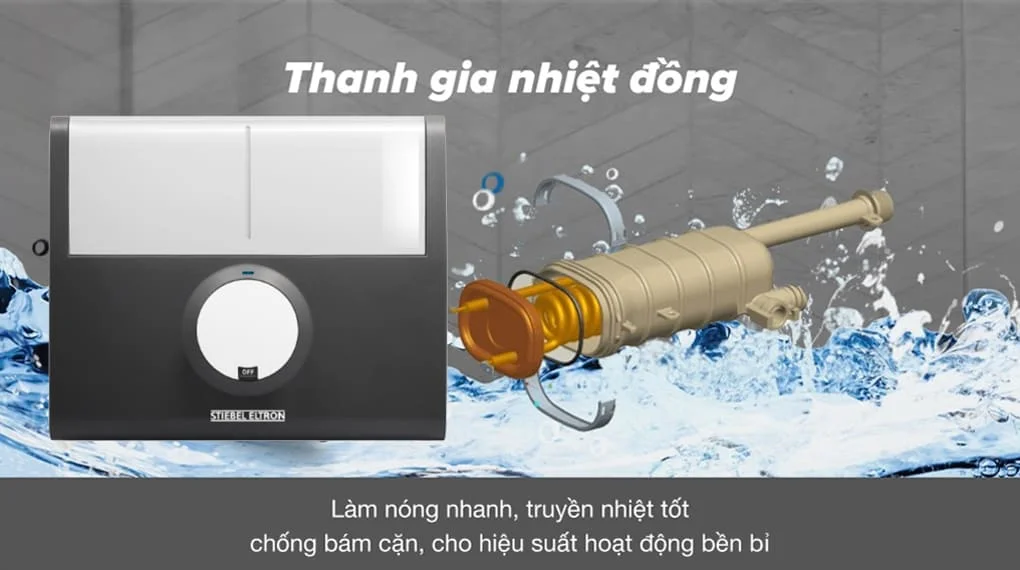 Máy nước nóng trực tiếp Đức Stiebel Eltron DDH 8 EC