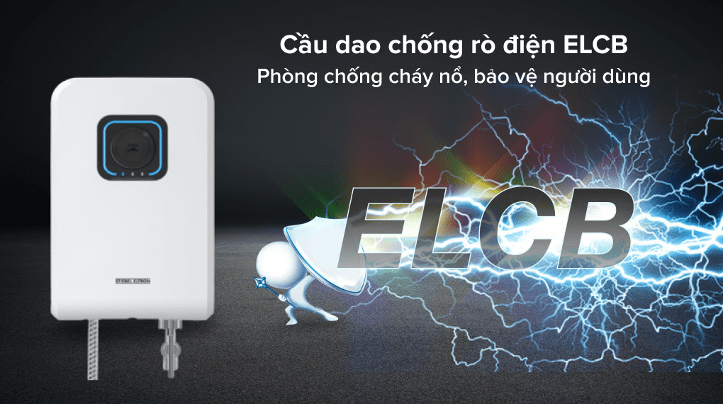 ELCB máy nước nóng trực tiếp Stiebel Eltron DPL 45 EC