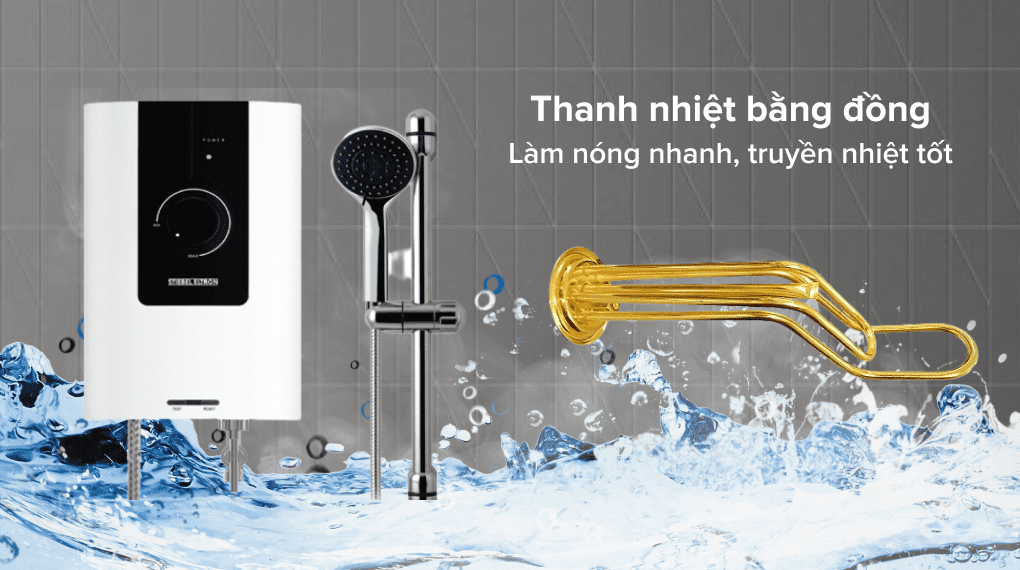 Thanh đốt bằng đồng của máy nước nóng Stiebel Eltron WS 45 EC
